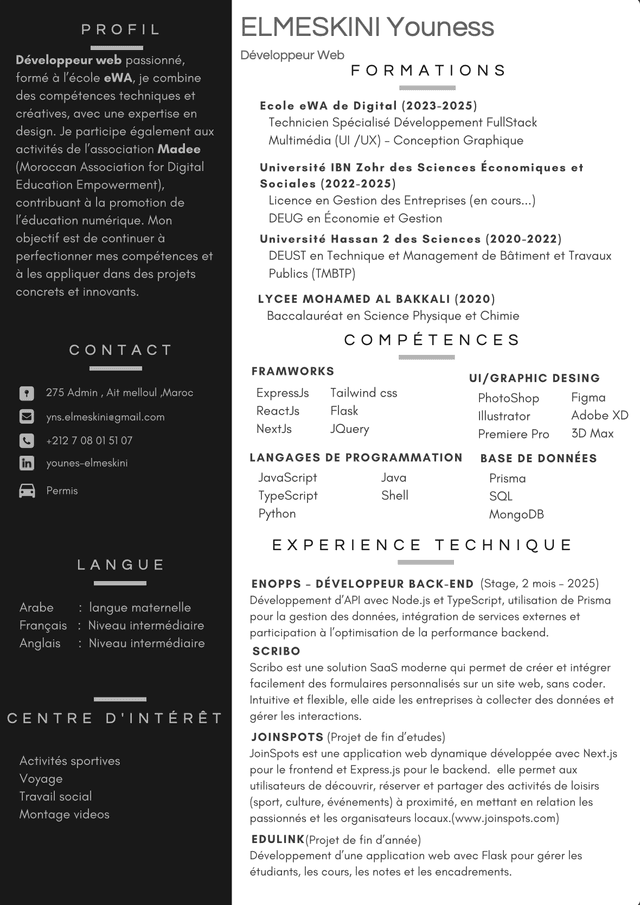 CV preview