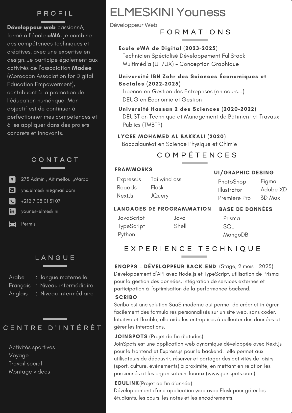 CV preview